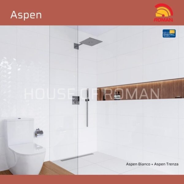 TERMURAH ROMAN KERAMIK Aspen Trenza 30x60T W63901T Gol AP - Image 5