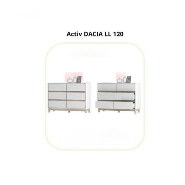 TERMURAH ACTIV FURNITURE DACIA LL 120 LEMARI RAK LACI 4 SUSUN DOBEL - Image 2