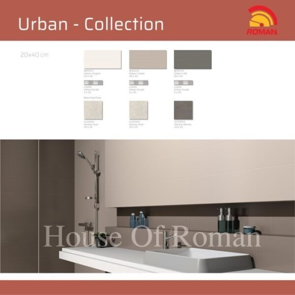 TERMURAH ROMAN KERAMIK 20 X 40 W40224 URBAN CAFE GOL C - Image 3