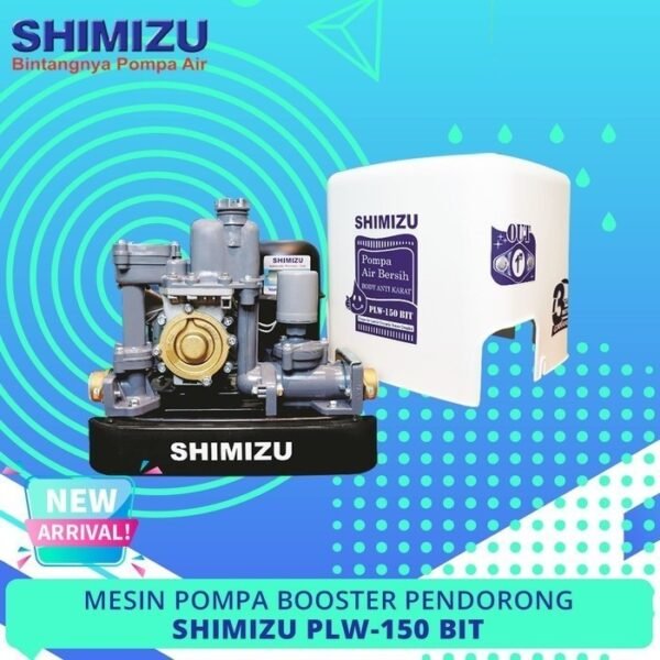 TERMURAH SHIMIZU MESIN POMPA AIR PENDORONG BOOSTER PUMP PLW-150 BIT