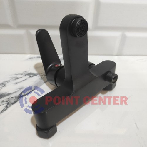 TERMURAH IGM IK 064 Kran Air Panas Dingin Hitam Shower Bathtub Mixer - Image 2