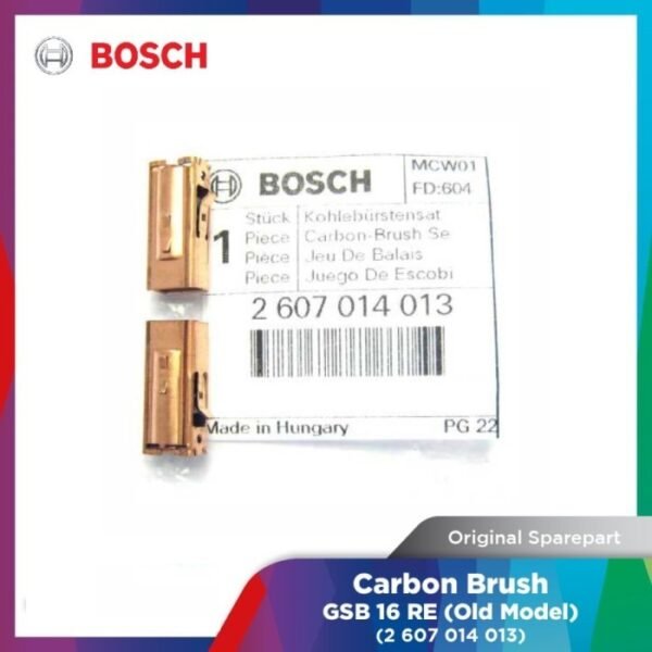 TERMURAH 2607014013 BOSCH CARBON BRUSH GSB 16 / RE OLD MODEL
