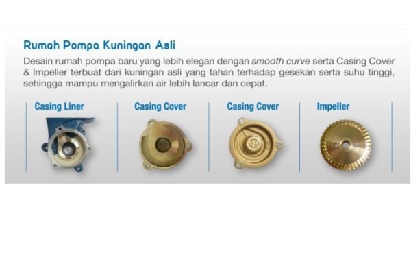 TERMURAH GN-130H POMPA SUMUR DALAM JET PUMP NON AUTO PANASONIC - Image 2