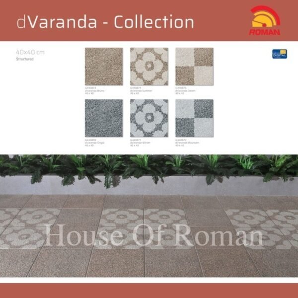 TERMURAH ROMAN KERAMIK 40 X 40 G440871 DVARANDA WINTER GOL B - Image 2