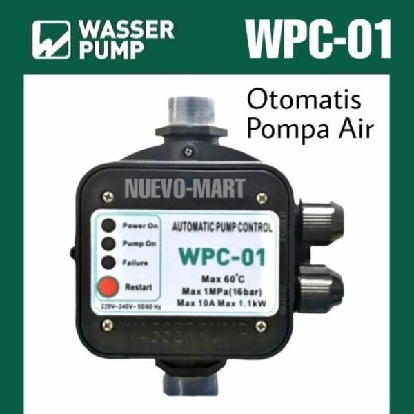 TERMURAH WASSER WPC 01 Switch Otomatis Pompa Air - Image 2