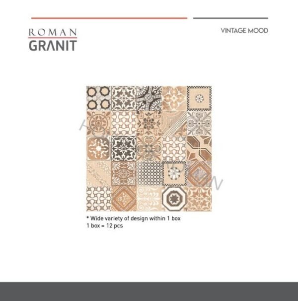 TERMURAH ROMAN GRANIT 30 X 30 GTA332712R DGRAVINA BRUNO - Image 4