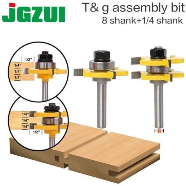 TERMURAH TAFFWARE JGZUI MATA BOR DRILL BIT 6.35MM 2PCS C3