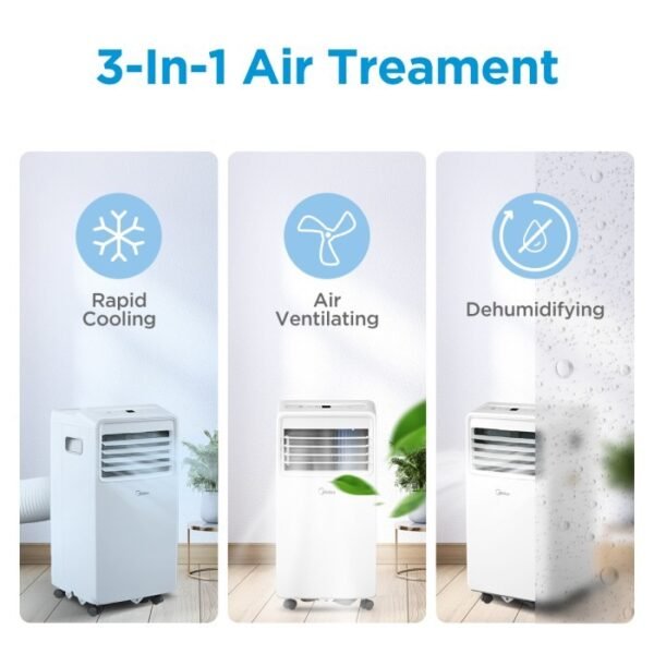 TERMURAH AC MIDEA PORTABLE MPHA-05CRN7 0.5PK 1/2 PK - Image 4