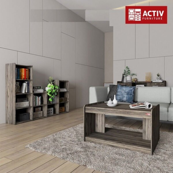 TERMURAH ACTIV FURNITURE SPIN ORC 3 LEMARI RAK BUKU 4 SUSUN MODERN - Image 3