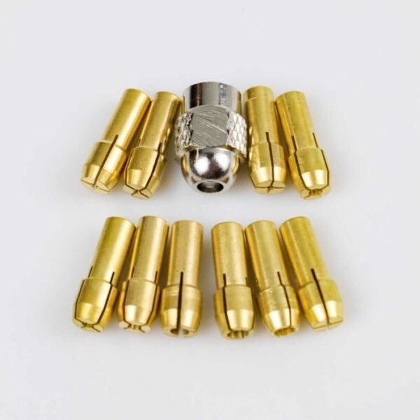 TERMURAH TAFFWARE CHUCK MATA BOR DRILL BRASS COLLET 11PCS - DMPJ-31 - Image 4