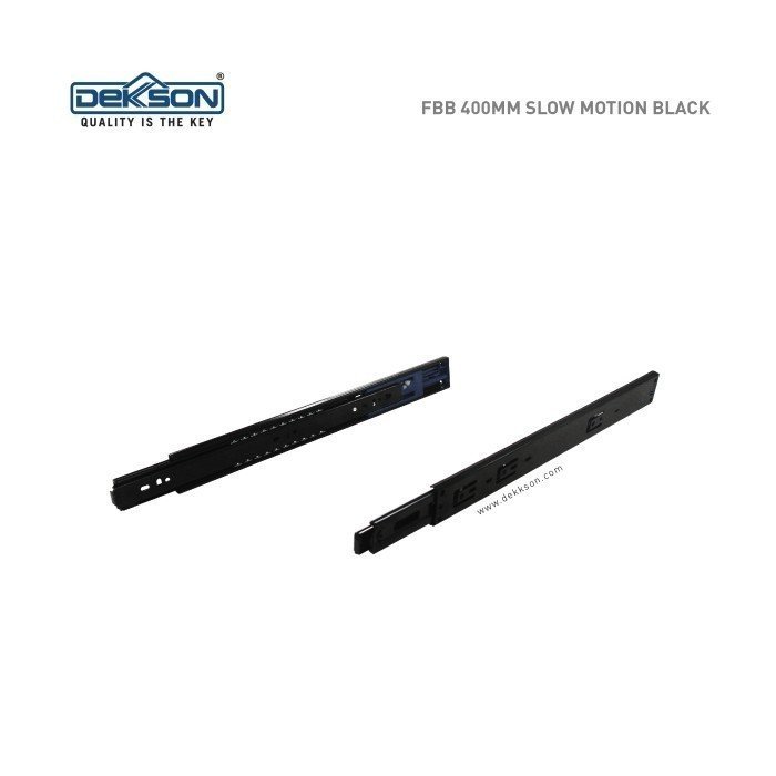 TERMURAH DEKKSON Furniture Ball Bearing FBB 400MM Slowmotion Black - Image 3
