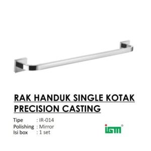 TERMURAH IGM IR 014 RAK HANDUK SINGLE KOTAK PRECISION CASTING