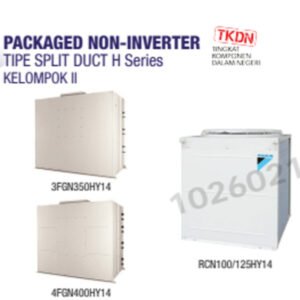 TERMURAH DAIKIN S3GN450V PACKAGED NON-INVERTER TIPE SPLIT DUCT H 50 PK