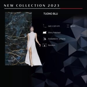 TERMURAH QUADRA 240 X 120 BIG SLAB TUONO BLU