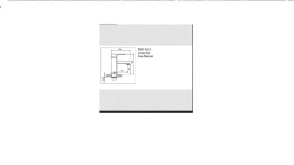 TERMURAH WASSER TBM A 031 Kran Wastafel Air Dingin Minimalist - Image 3