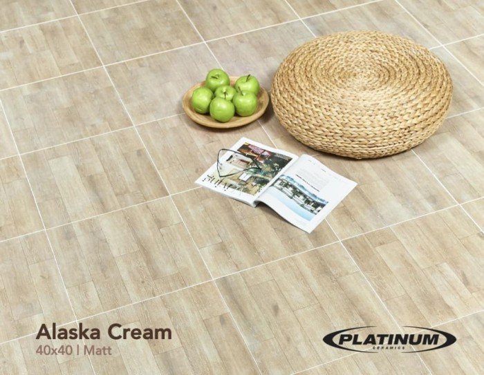 TERMURAH PLATINUM KERAMIK 40/40 ALASKA CREAM - Image 2
