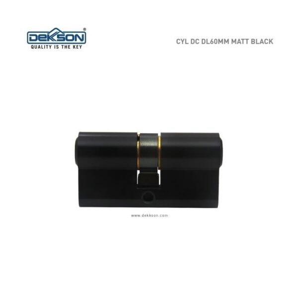 TERMURAH DEKKSON CYL DC DL60MM Matt Black Kunci Pintu Silinder Hitam - Image 2