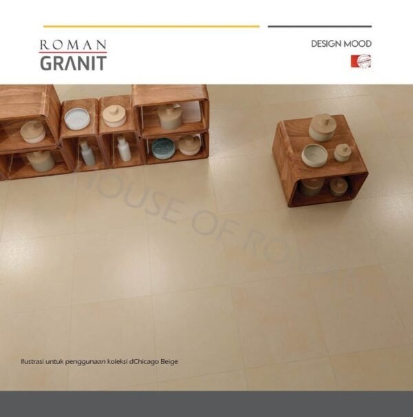 TERMURAH ROMAN GRANIT 60 X 60 GT602452R DCHICAGO BEIGE - Image 2