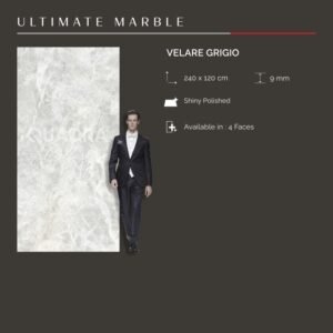 TERMURAH QUADRA GRANIT 240 X 120 BIG SIZE VELARE GRIGIO