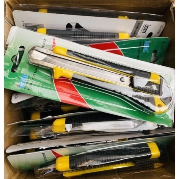 TERMURAH IGM IC 306 POTONG KERTAS / PISAU CUTTER GAGANG KARET BLISTER - Image 2