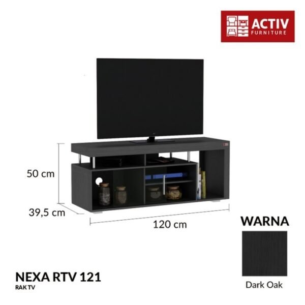 TERMURAH ACTIV FURNITURE NEXA RTV 121 RAK MEJA TV BUFFET MODERN - Image 2