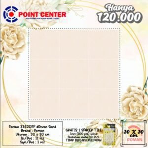 TERMURAH ROMAN KERAMIK 32.5 X 32.5 36221R6P DCATANIA SAND