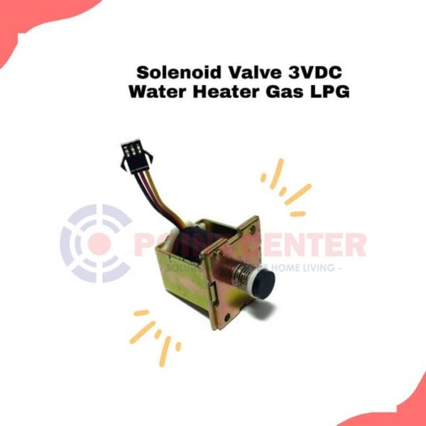 TERMURAH SOLENOID SELENOID VALVE WATER HEATER GAS LPG 3V 3VDC