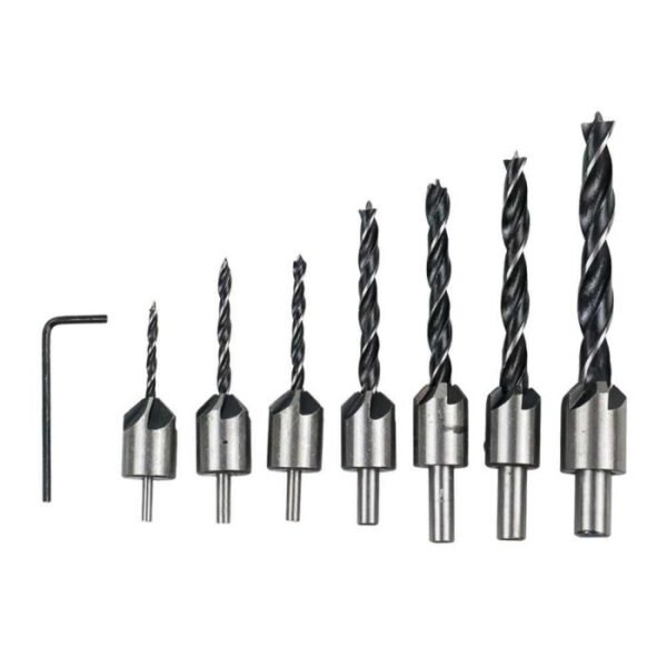 TERMURAH TAFFWARE MATA BOR DRILL BIT HSS 3-10MM 7 PCS - QST-K13 - Image 3