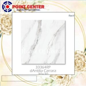 TERMURAH ROMAN KERAMIK 30 X 30RMF 33364RP DANTILIA CARRARA GOL A