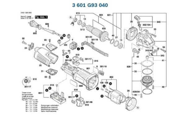 TERMURAH 160422052Z BOSCH FIELD STATOR GWS / SPARE PART - Image 3