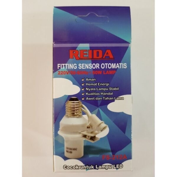 TERMURAH YB319 REIDA FS-212A FITTING SENSOR 220V 60W E27 LAMPU PIJAR - Image 4