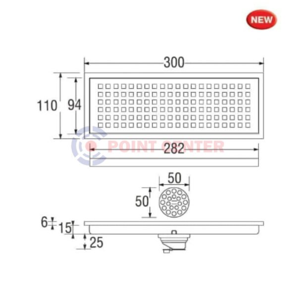 TERMURAH SAN EI HN 901 SARINGAN FLOOR DRAIN - Image 2