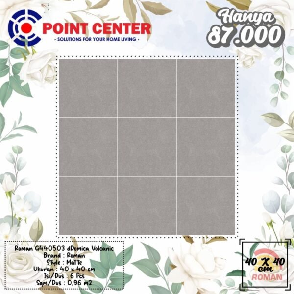 TERMURAH ROMAN KERAMIK 40 X 40 G440503 DDOMICA VOLCANIC