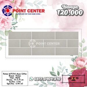 TERMURAH ROMAN KERAMIK 25 X 75 W75341 DLYON COTTON