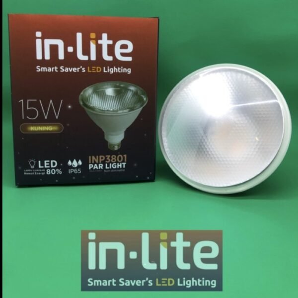 TERMURAH LED PAR38 INLITE SPOTLIGHT 15W 15 WATT KUNING - Image 2