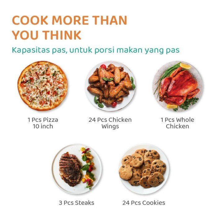 TERMURAH FLIFE OVEN LISTRIK OV-28HX01 KAPASITAS 28L 4 ELEMEN PEMANAS - Image 4