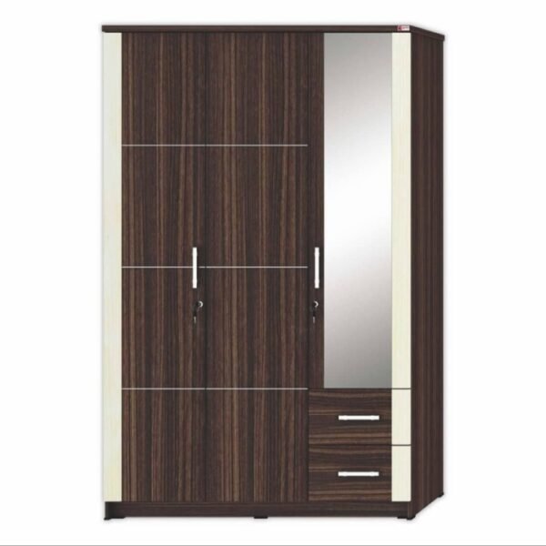 TERMURAH ACTIV FURNITURE JAZZ LP 301 LEMARI PAKAIAN 3 PINTU KACA - Image 2