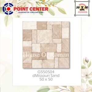 TERMURAH ROMAN KERAMIK 50 X 50 G550504 DMISSOURI SAND GOL B