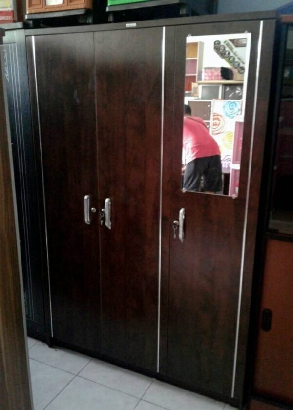 TERMURAH ACTIV FURNITURE VAST 3P LEMARI PAKAIAN 3 PINTU KACA ,MODERN - Image 2