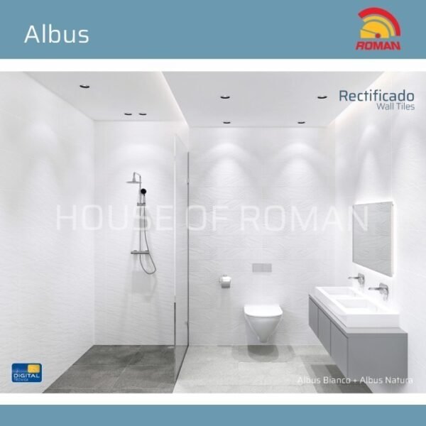 TERMURAH ROMAN KERAMIK 30 x 90R W93860R ALBUS BIANCO - Image 2