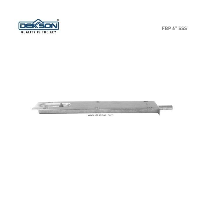 TERMURAH DEKKSON Flush Bolt PLATE FBP 6" SSS Grendel Slot Tanam 15 CM - Image 2