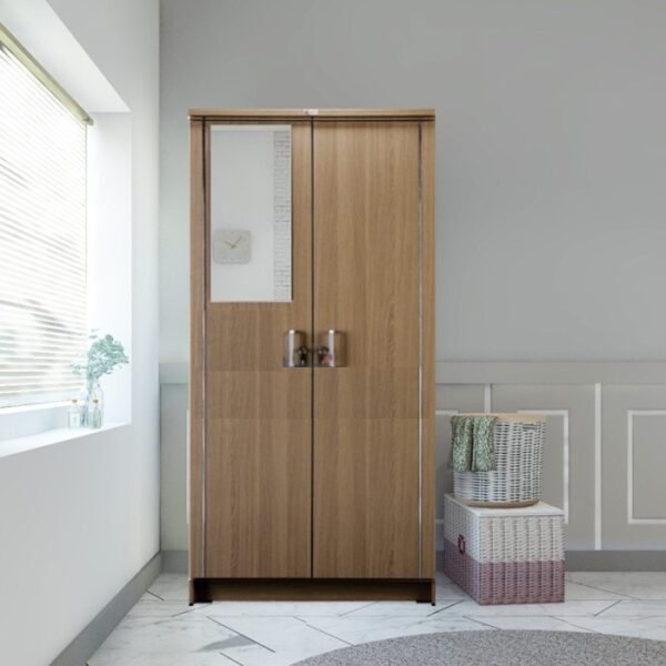 TERMURAH ACTIV FURNITURE SPIN LP 211 LEMARI PAKAIAN 2 PINTU PLUS KACA - Image 2