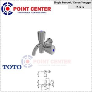 TERMURAH TOTO TX131L KRAN CABANG SINK TAP WITH SHOWER OUTLET