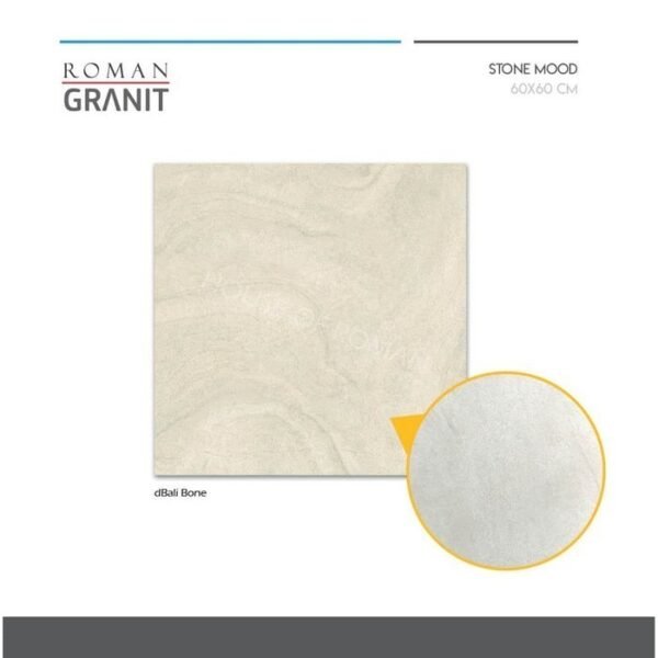 TERMURAH ROMAN GRANIT 60 X 60 GT602022R DBALI BONE - Image 4