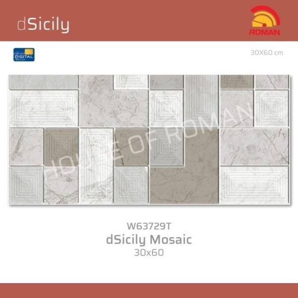Termurah ROMAN KERAMIK dSicily Mosaic 30x60T W63729T