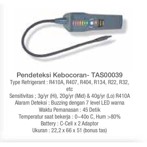 TERMURAH DAIKIN TASCO TAS0039 / TA430MB PENDETEKSI KEBOCORAN - Image 3