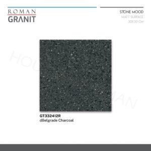 Termurah ROMANGRANIT dBelgrade Charcoal 30x30 GT332412R ROMAN GRANIT