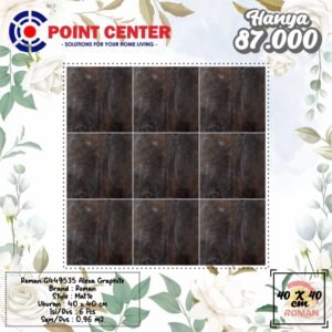 TERMURAH ROMAN KERAMIK 40 X 40 G449535 ALEXA GRAPHITE
