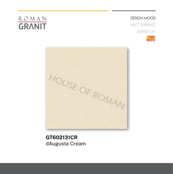 TERMURAH ROMAN GRANIT 60 X 60 GT602131CR DAUGUSTA CREAM