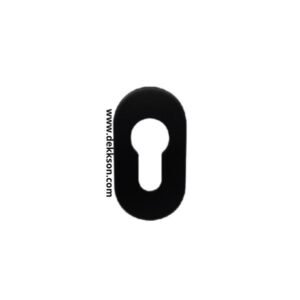 TERMURAH DEKKSON ESCUTCHEON OVAL ESCN 84030 Matt Black Cover Ring Oval